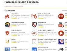 Bloker reklam Adblock Plus dla przeglądarki Yandex
