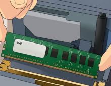 When connecting RAM